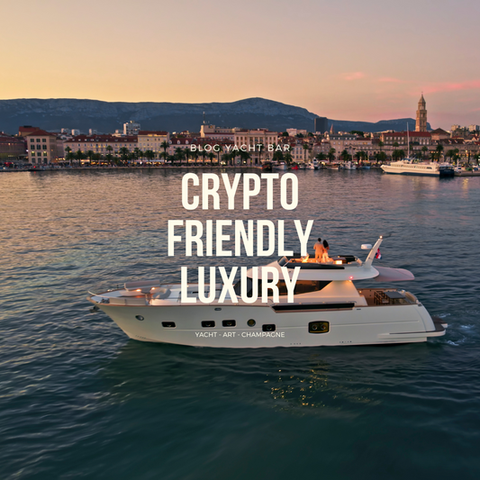 Comment payer votre champagne, caviar et spiritueux de luxe en cryptomonnaies avec YACHT BAR ?