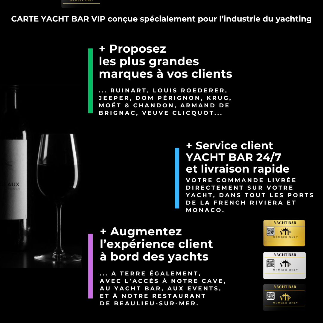 YACHT BAR VIP GOLD CARD
