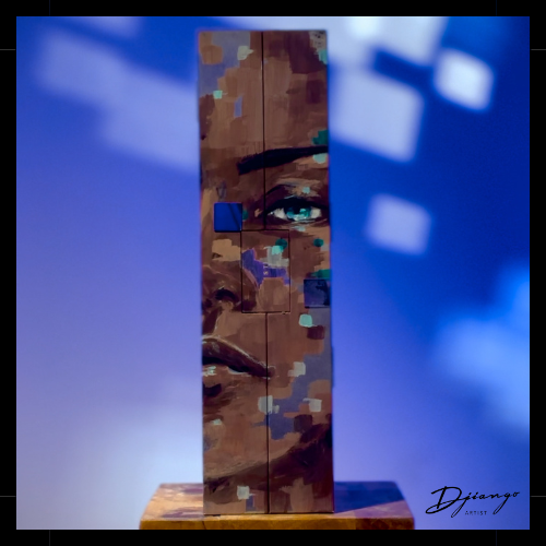 Sana - Cristal Louis Roederer Art & Champagne Box by Djiango Artist
