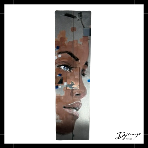 Noor - Cristal Louis Roederer Art & Champagne Box by Django Artist