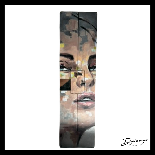 Lena - Cristal Louis Roederer Art & Champagne Box by Django Artist