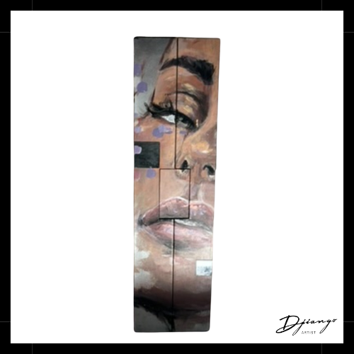 Christina - Cristal Louis Roederer Art & Champagne Box by Djiango Artist