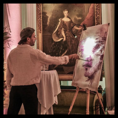 Noor - Cristal Louis Roederer Art & Champagne Box by Django Artist