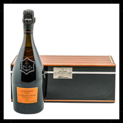 Бокс-сет Riva x Veuve Clicquot La Grande Dame 1998 года
