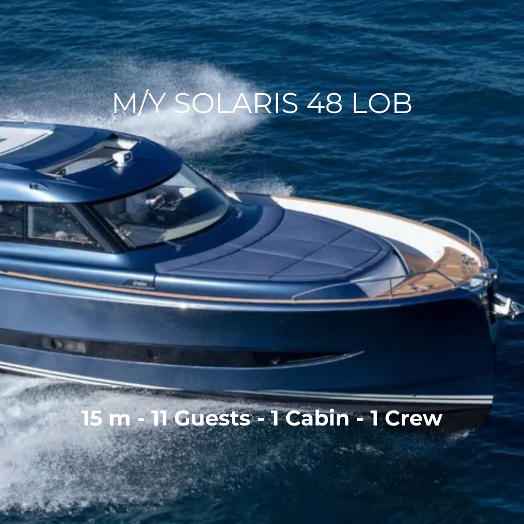 M/Y Solaris 48 LOB - 15 m - 1 Cabin - 11 Guests