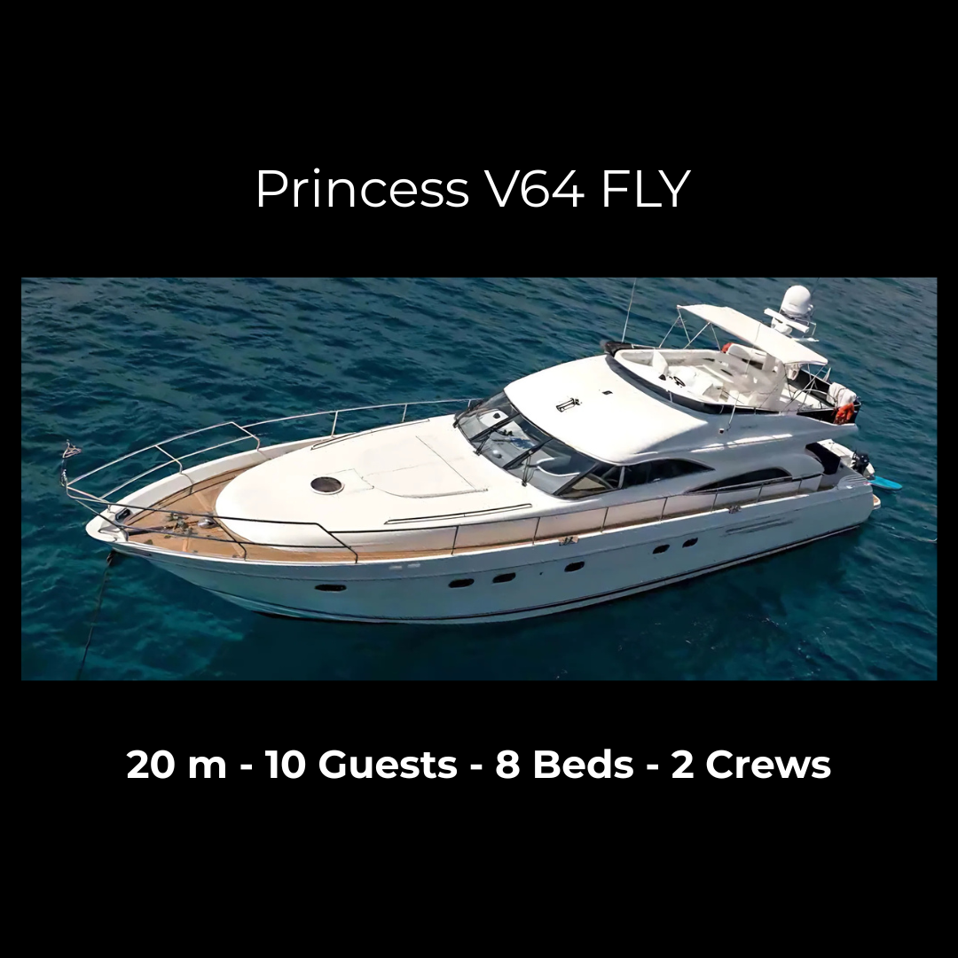 M/Y Princess V64 FLY - 20 m - 10 Guests
