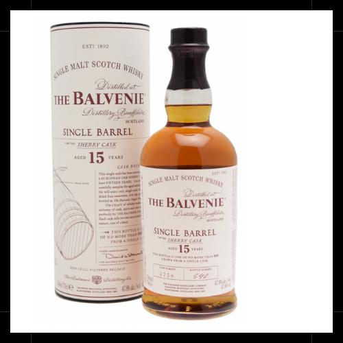 WHISKEY BALVENIE SHERRY CASK 15 Years Old