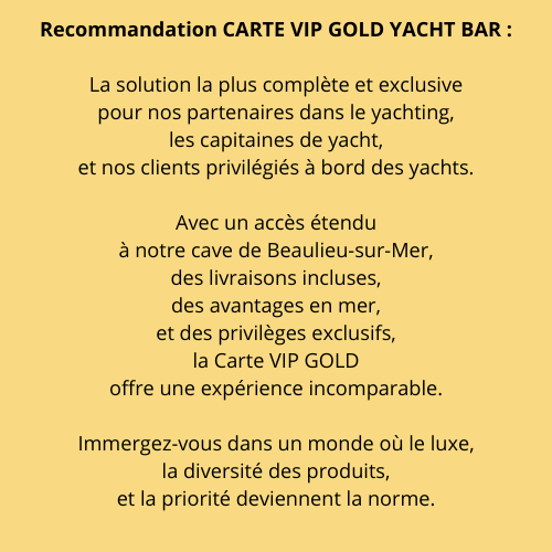 CARTE YACHT BAR VIP BLACK