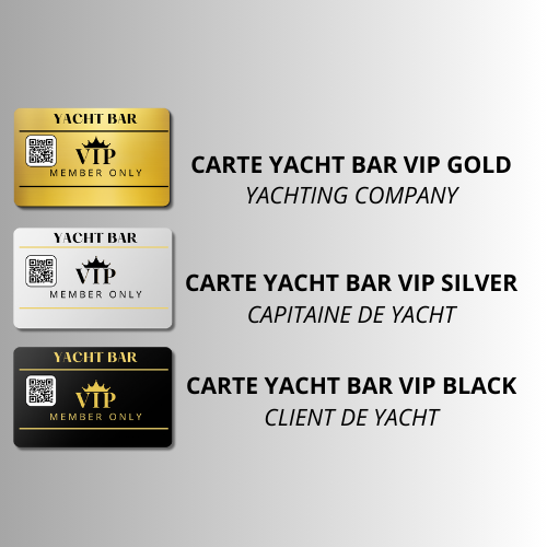 CARTE YACHT BAR VIP BLACK