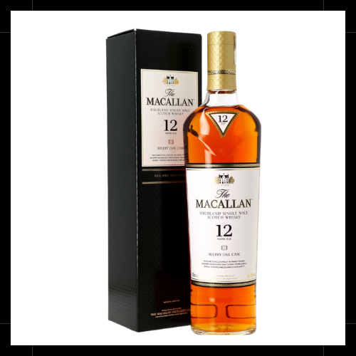 The Macallan Highland Single Malt Scotch Whiskey, 12 Years Old