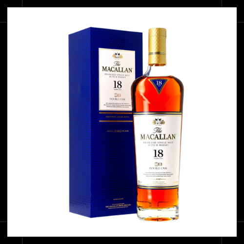 Виски The Macallan, 18 лет, двойная бочка, выпуск 2021 г.