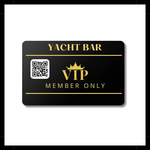 CARTE YACHT BAR VIP BLACK