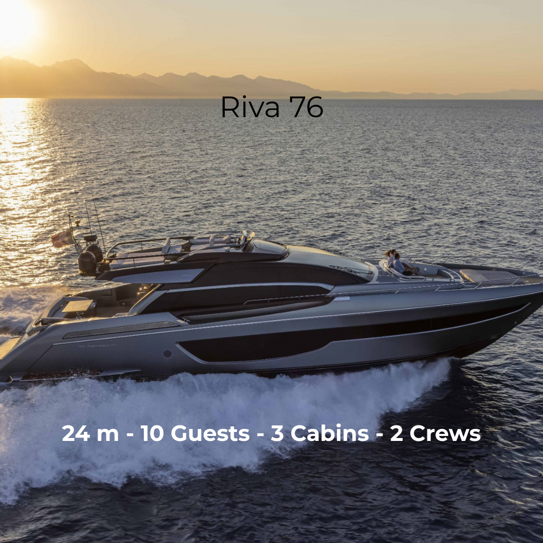 M/Y Riva 76 - 24m - 10 Guest