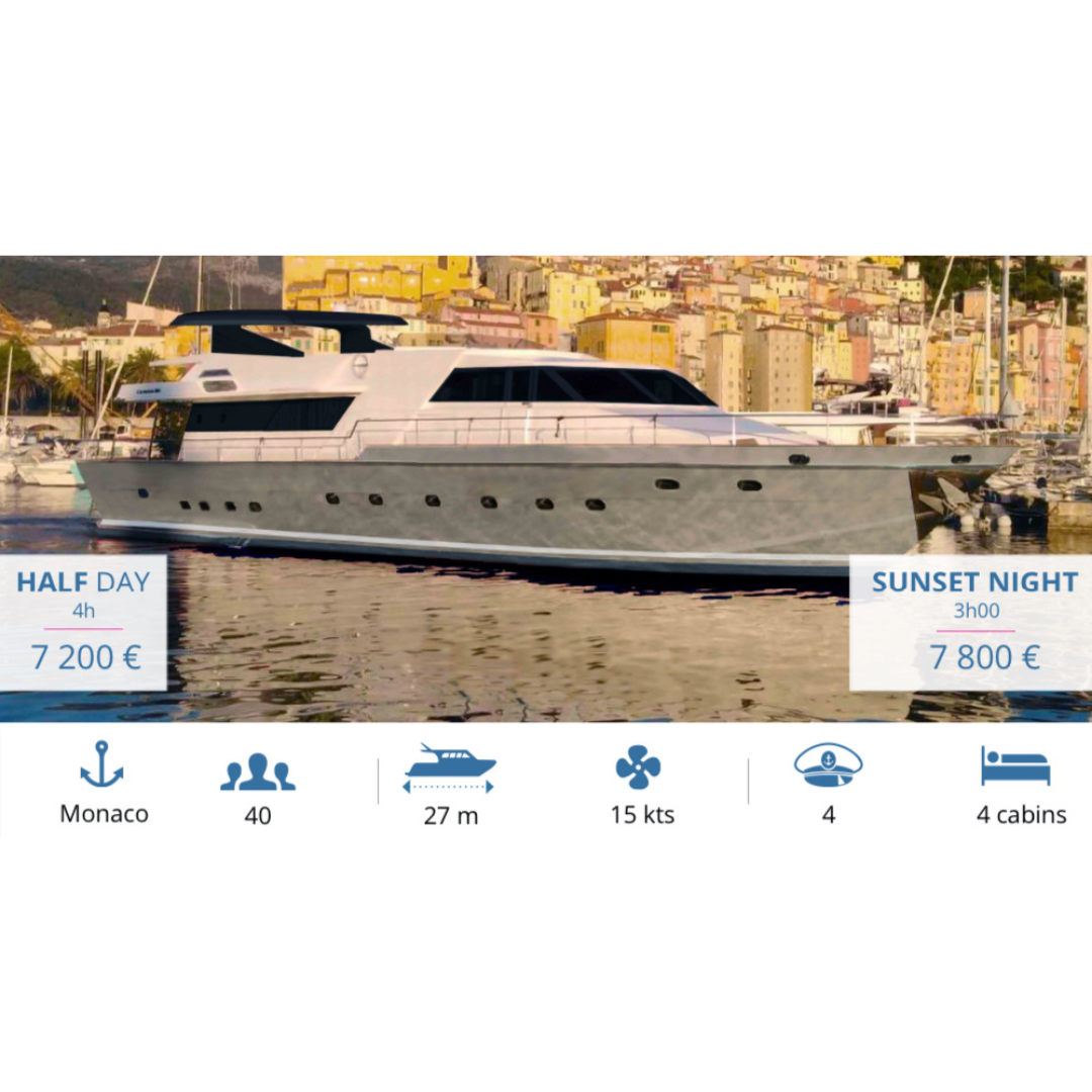 Yacht M/Y Zaffiro - 23,6m - 40 Guest