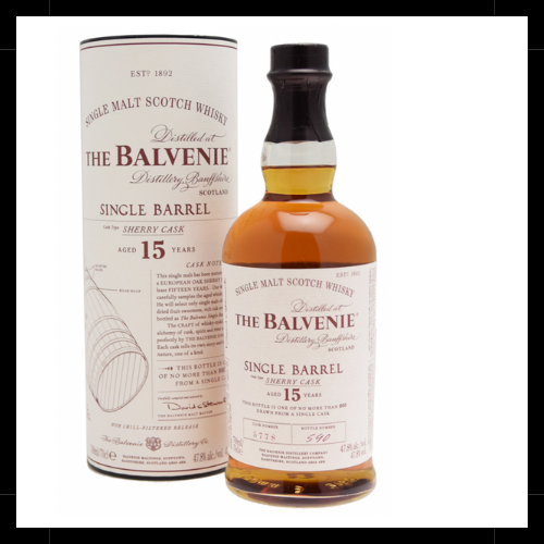 WHISKY BALVENIE SHERRY CASK 15 Ans